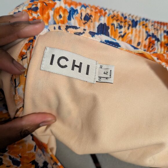 ICHI - Floral pleated dress - Size 42 - Picture 6 of 11